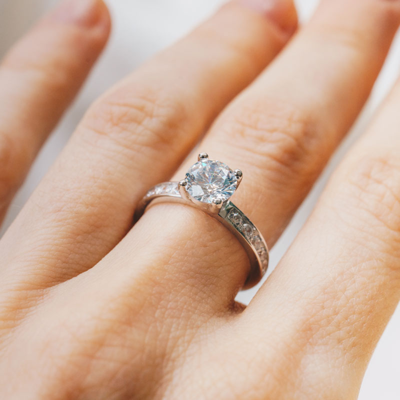 fingers with a ring
